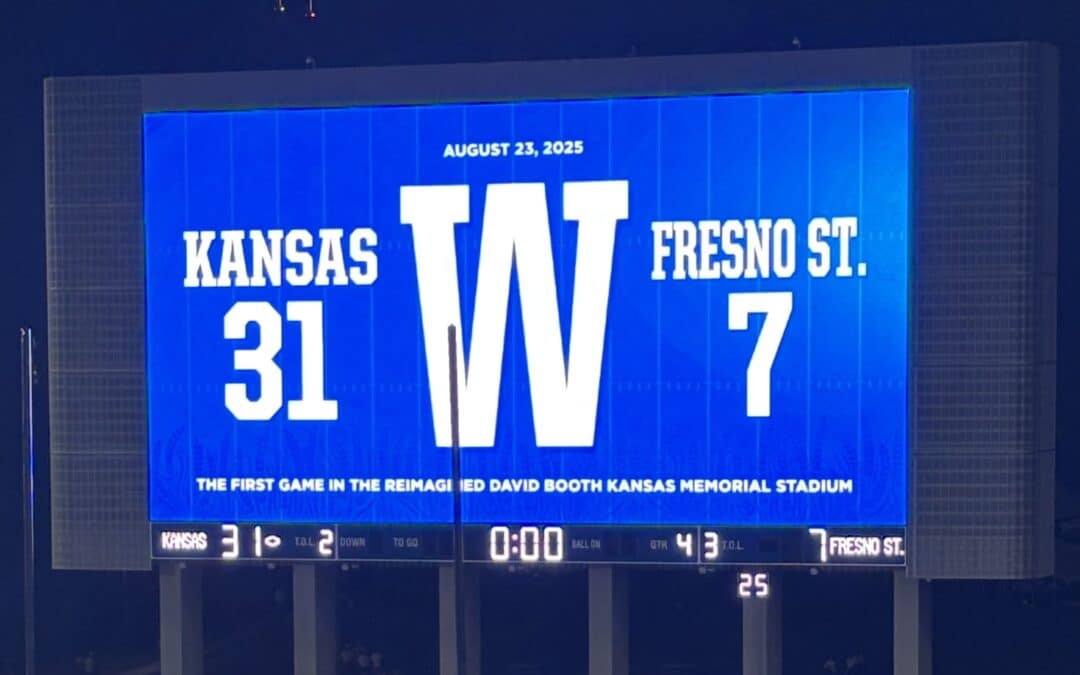 Jayhawks Take Down Fresno State on Picture-Perfect  Opening Night, 31-7