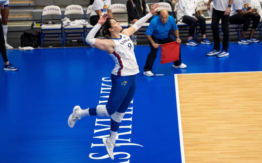 KU VB: No. 15 Jayhawks Ace Conference Test vs. Texas Tech