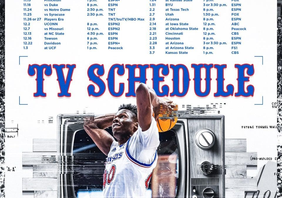 Kansas Basketball TV Schedule