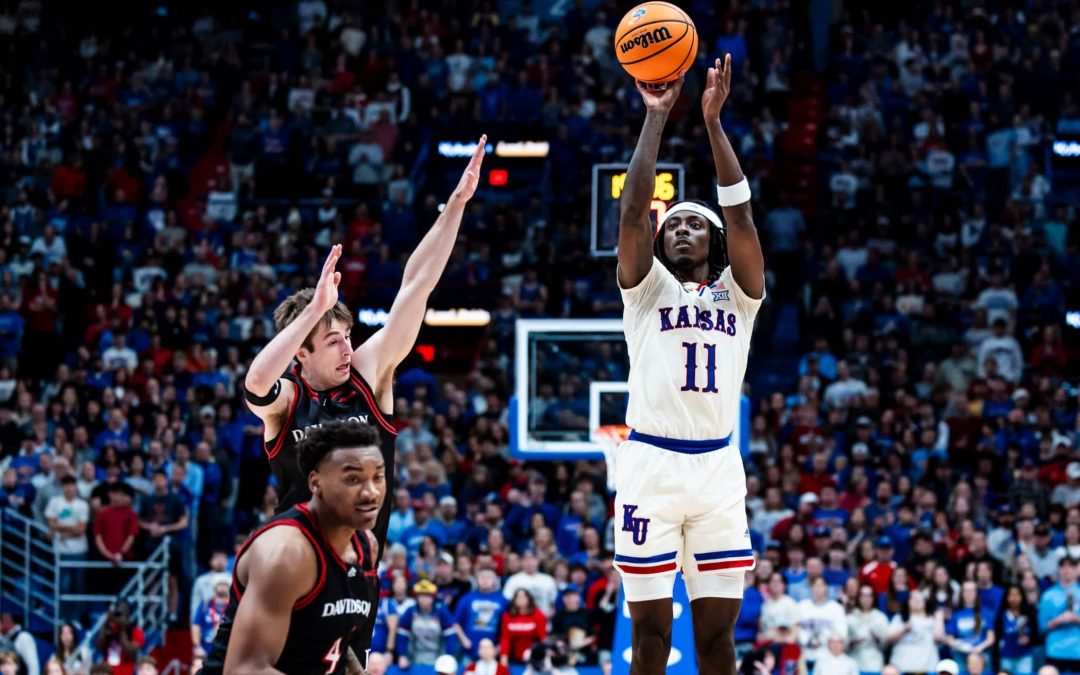No. 17 Kansas Uses Balanced Scoring to Defeat Davidson 90-61