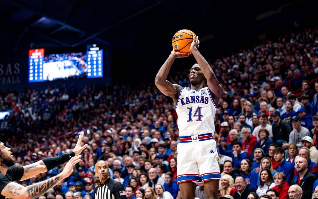 Flory Bidunga has 18 points and 10 rebounds as No. 17 Kansas beats Towson 73-49