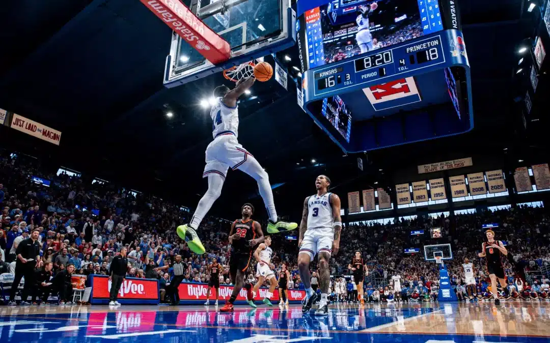 No. 17 Kansas Hosts Towson Tuesday