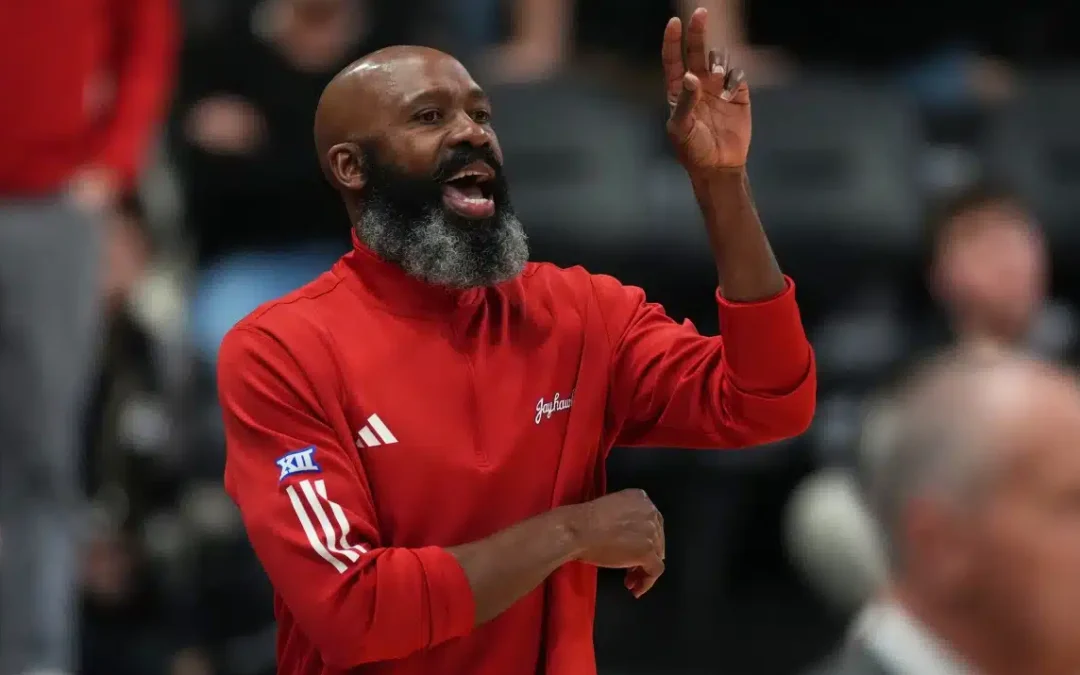 Council’s late scoring helps No. 19 Kansas beat Colorado 75-69 win with Bill Self missing from bench