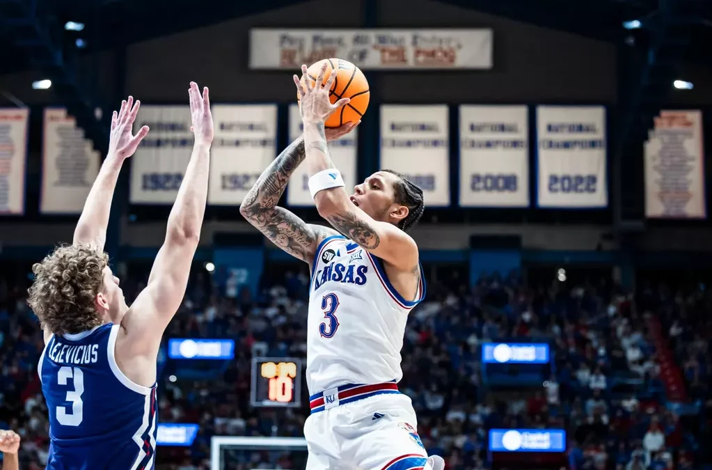 KUMBB: No. 22 Kansas Erases 16-Point Deficit, Beats TCU 104-100 in Overtime