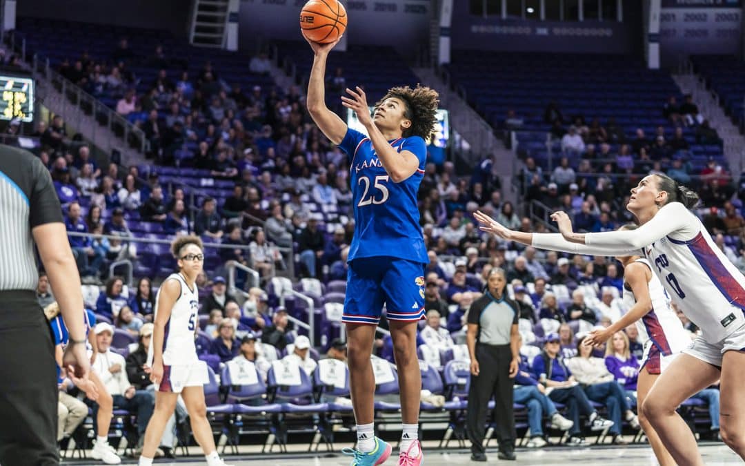 KU WBB: Kansas Comeback Effort Falls Just Short at No. 12 TCU