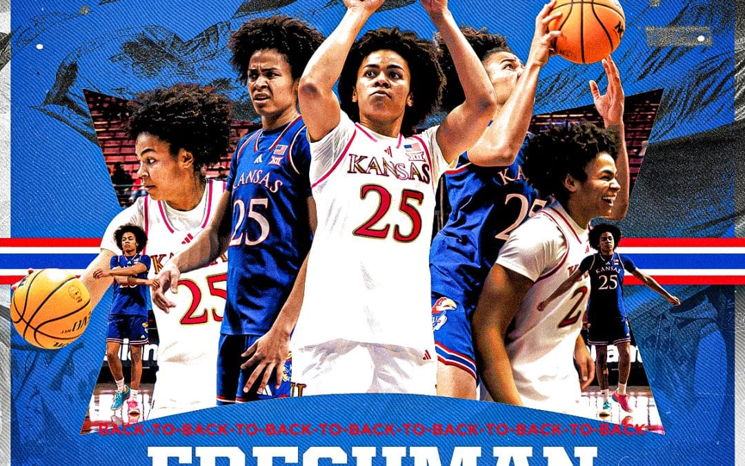 KU WBB: Jaliya Davis Claims Record-Setting Seventh Big 12 Freshman of the Week Honor