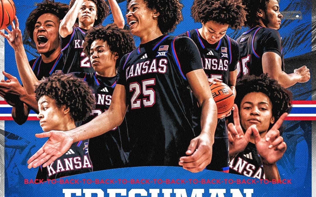 KU WBB: Historic Big 12 Freshman of the Week Run Continues for Jaliya Davis