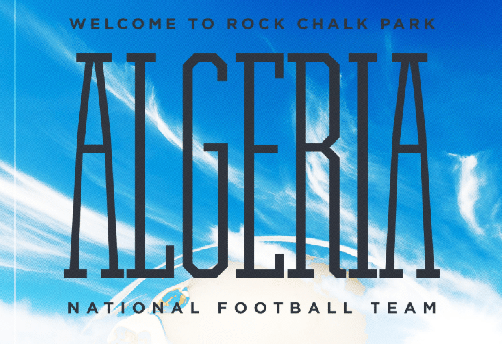 KU ATH: It’s Official: Lawrence Will Host Team Algeria Base Camp