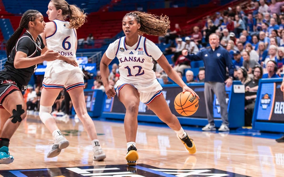 KU WBB: Kansas Battles for 79-70 Victory Over Troy in WBIT Opener