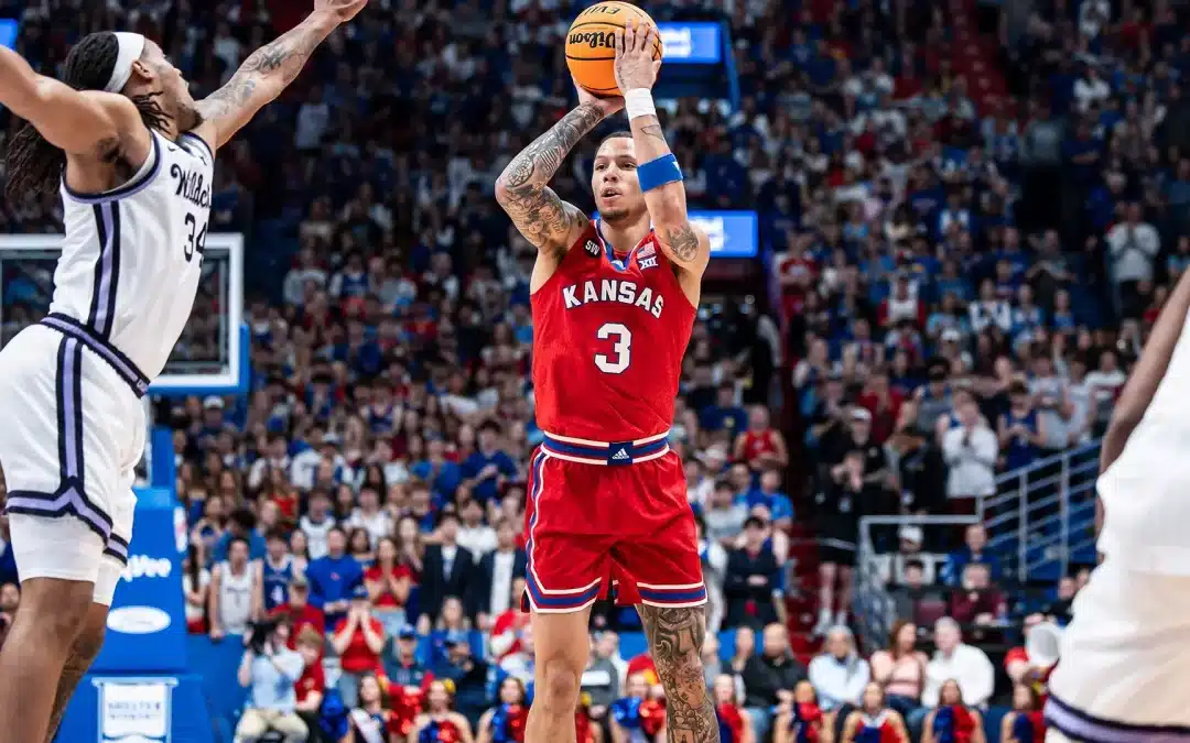 Peterson scores 27, White and Council also star as No. 14 Kansas routs Wildcats on Senior Day