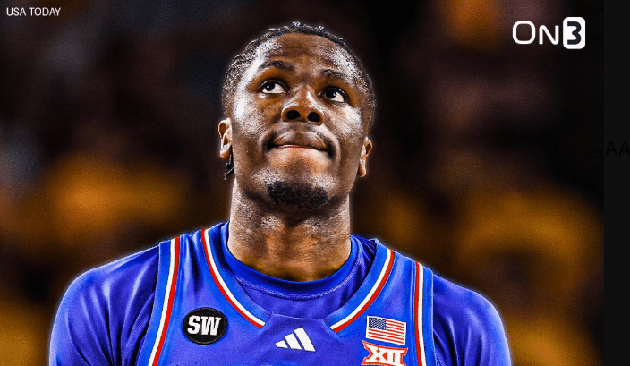 ON3: Kansas Forward Flory Bidunga Plans To Enter the NCAA Transfer Portal, Joe Tipton Reports