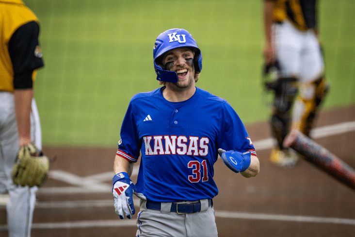 KU Baseball: No. 11 Kansas Extends Win Streak with 14-1 Run-Rule Victory at Wichita State