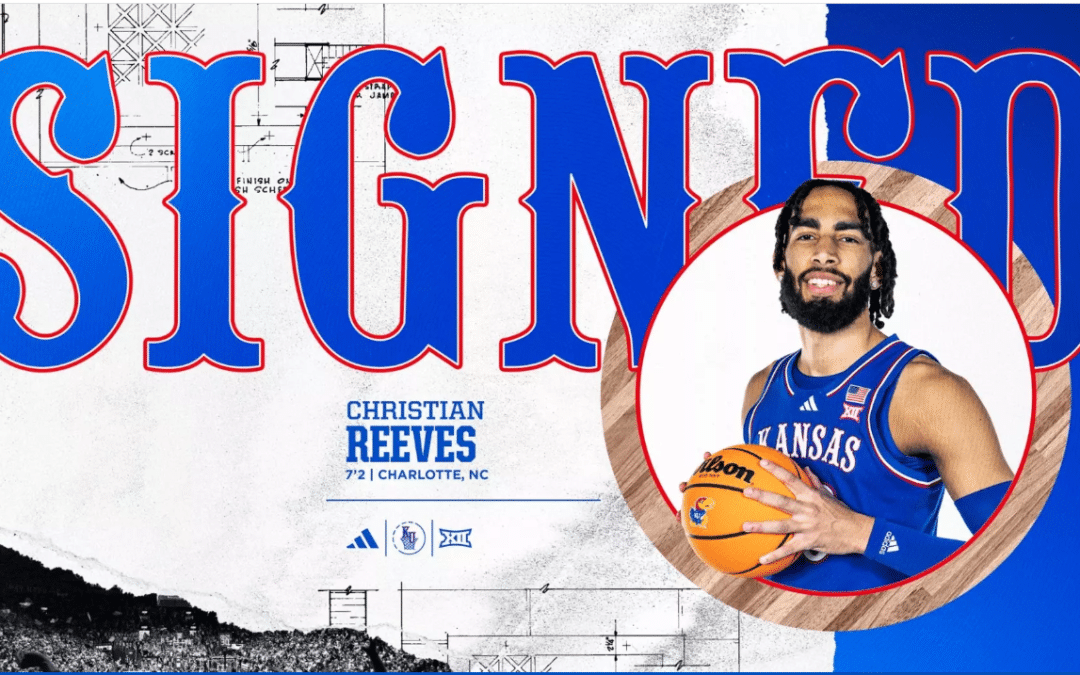 KU MBB: Reeves Signs with Kansas Men’s Basketball