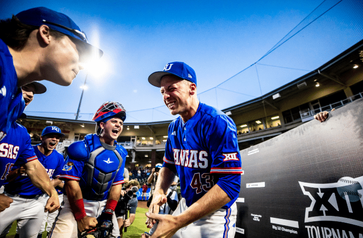 KU Baseball: No. 13 Kansas Defeats No. 19 Oklahoma State; Advances to Big 12 Championship Game
